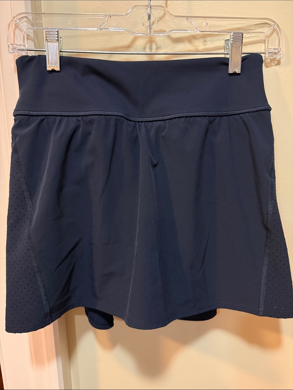 Navy Athletic Skort with Built-In Shorts